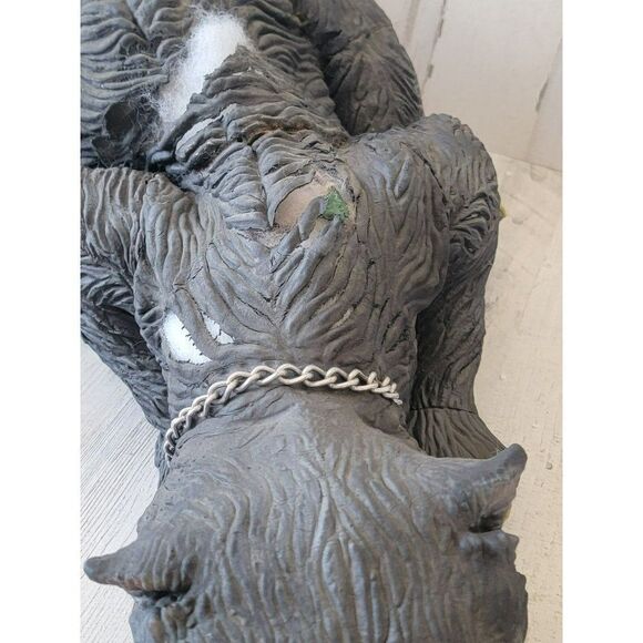 Vintage AS IS rubber attack black cat large Halloween pop decor - Picture 4 of 16